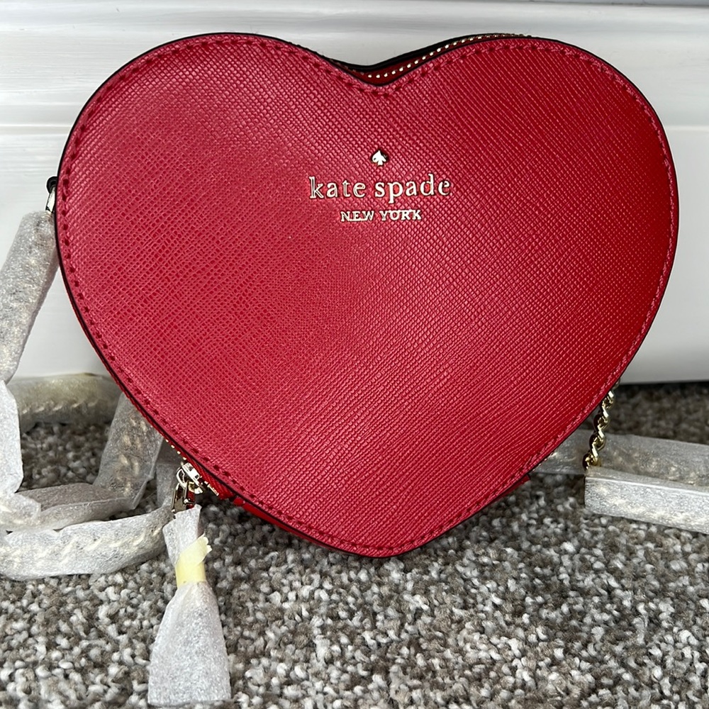 NWT Kate Spade Love Shack Mini Heart Crossbody